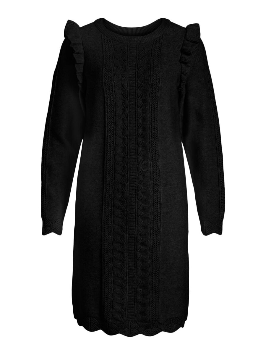 OBJPORTIA KNIT DRESS PB11 Black