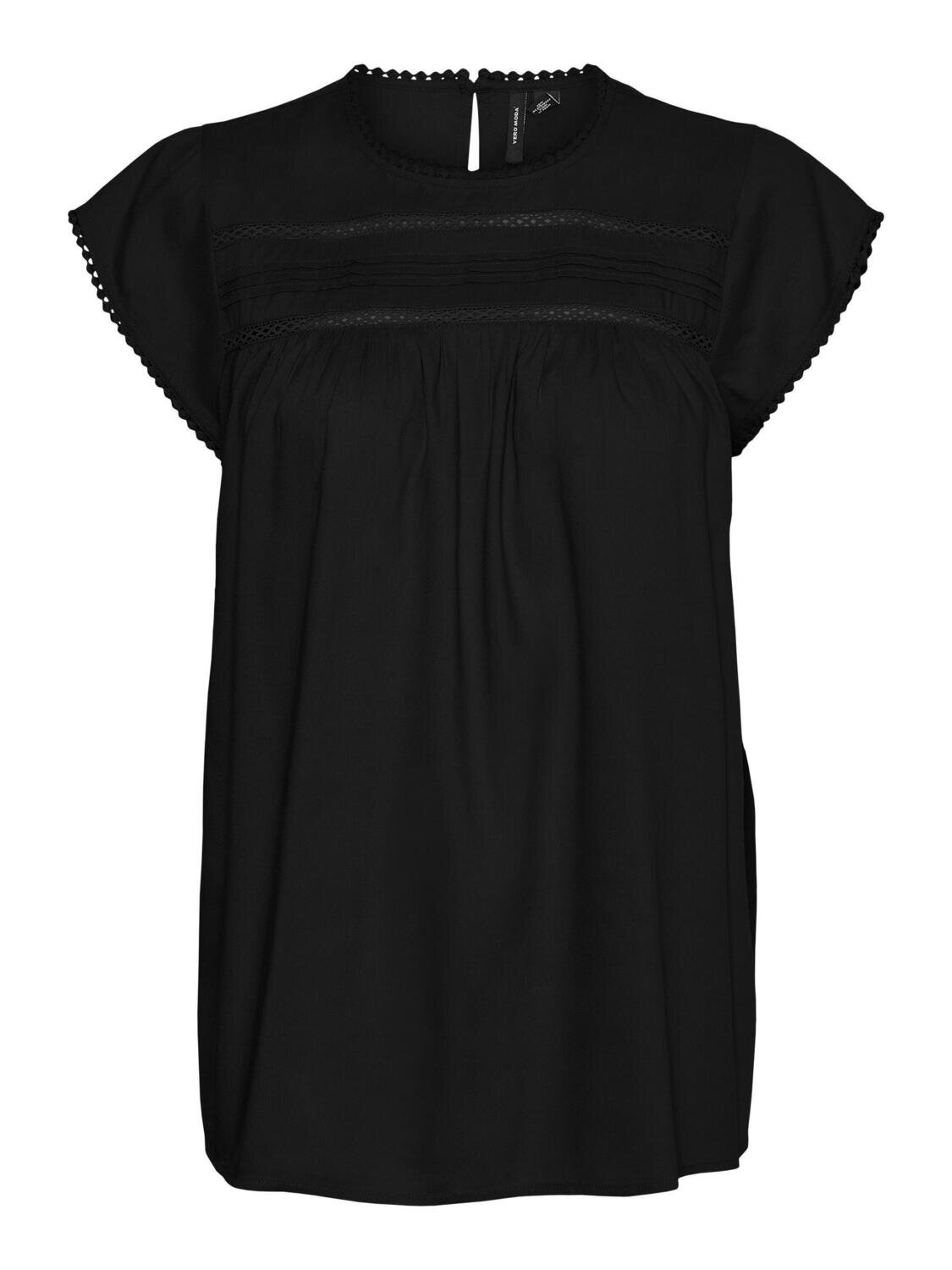VMDEBBIE PLEAT S/L TOP GA NOOS Black