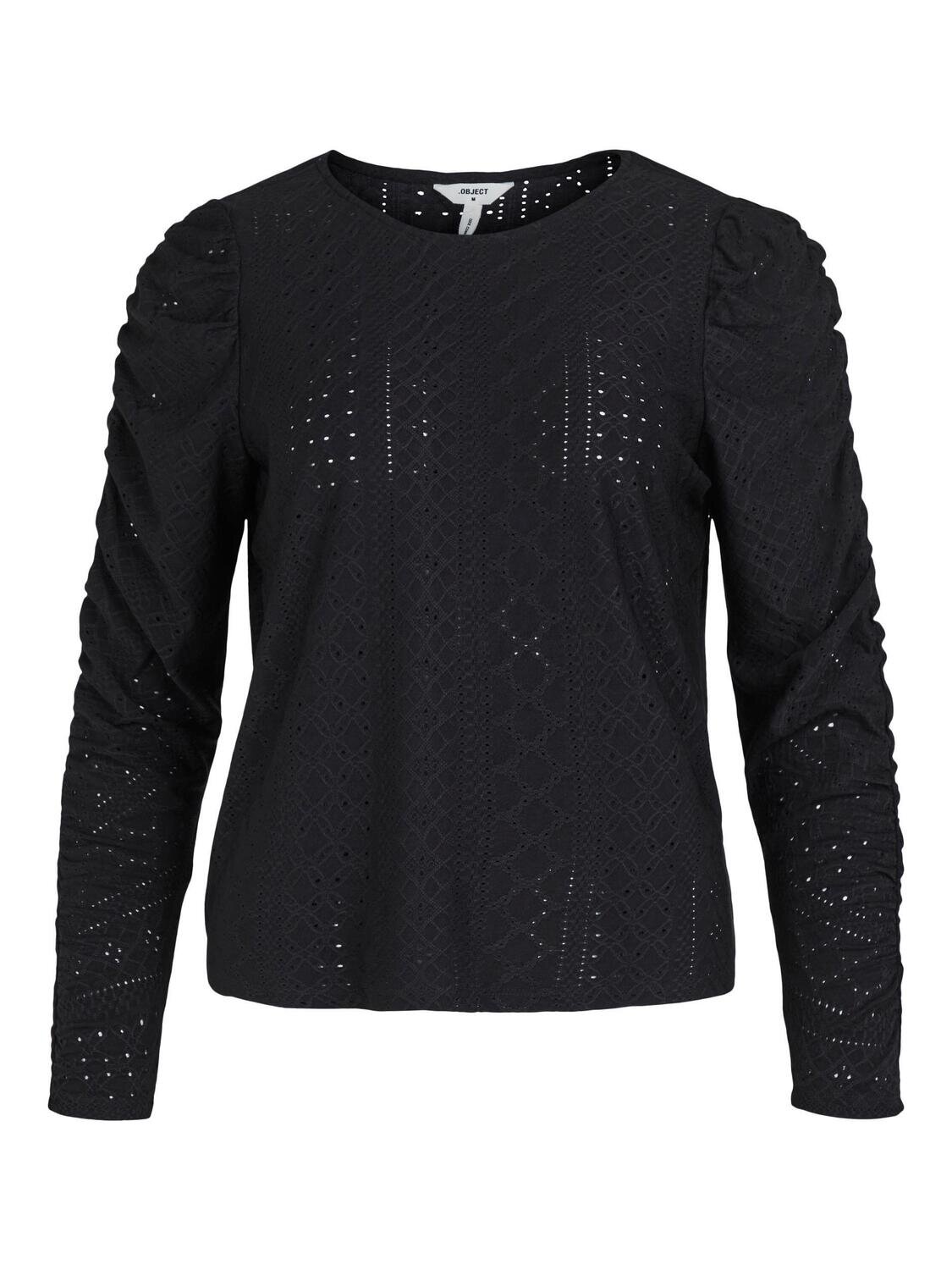 OBJRITTA L/S TOP A DIV .C Black