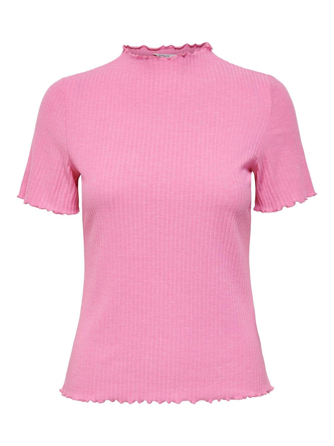 ONLEMMA S/S HIGHNECK TOP NOOS JRS Sachet Pink
