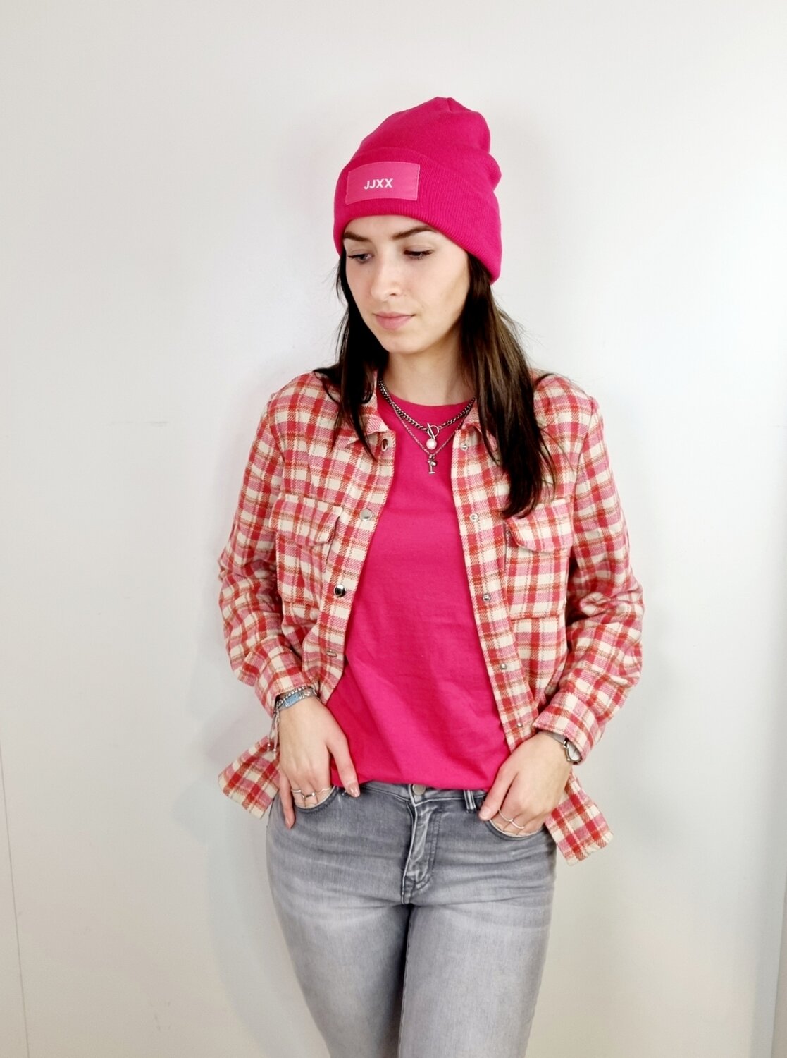 VMYRSA L/S OVERSHIRT VIP Chateau Rose/PINK CH