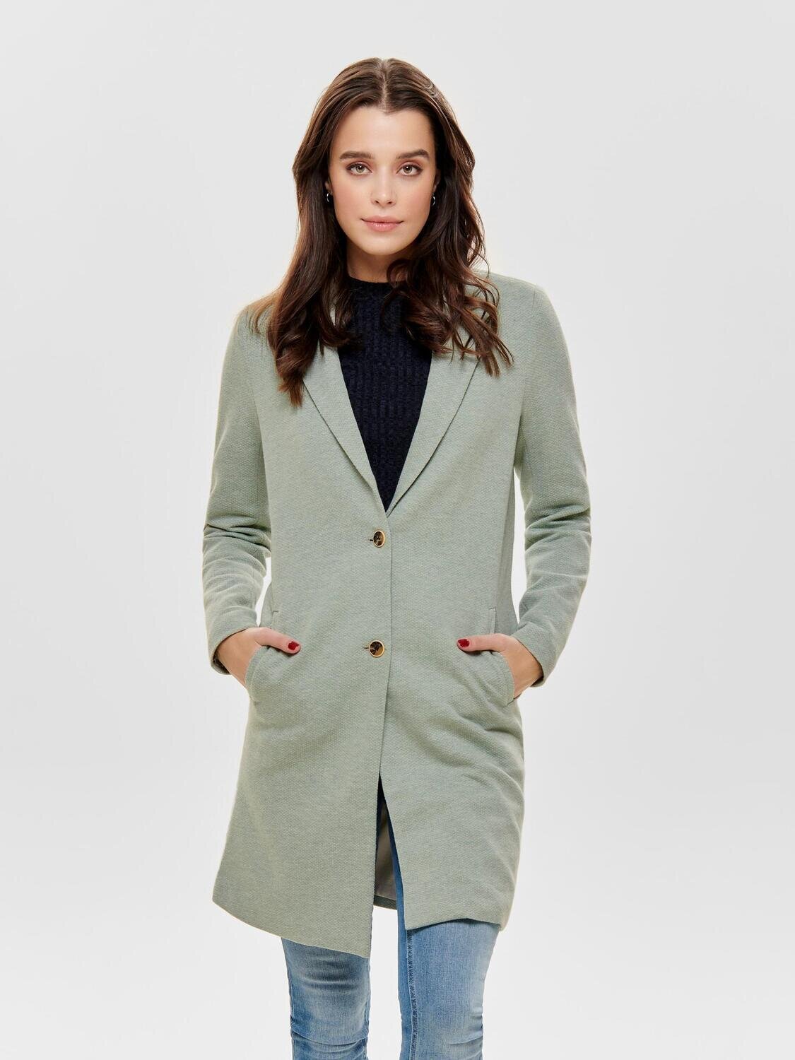 ONLCARRIE MEL COAT OTW NOOS Lichen MELANGE