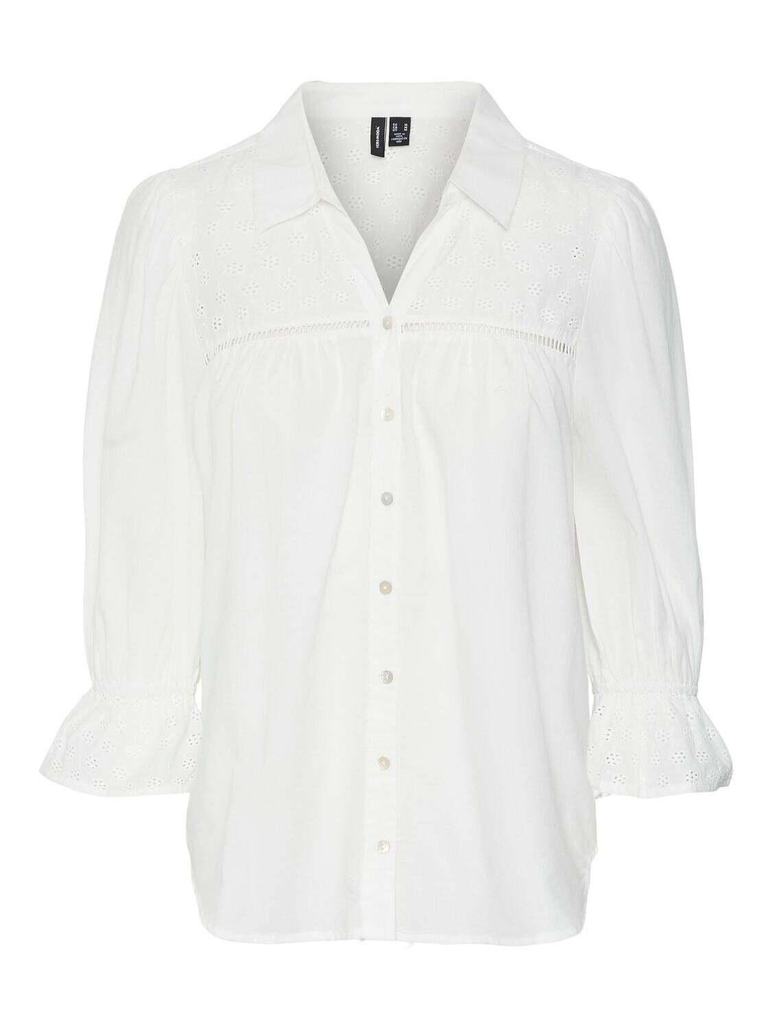 VMAMINA 3/4 SHIRT WVN Snow White