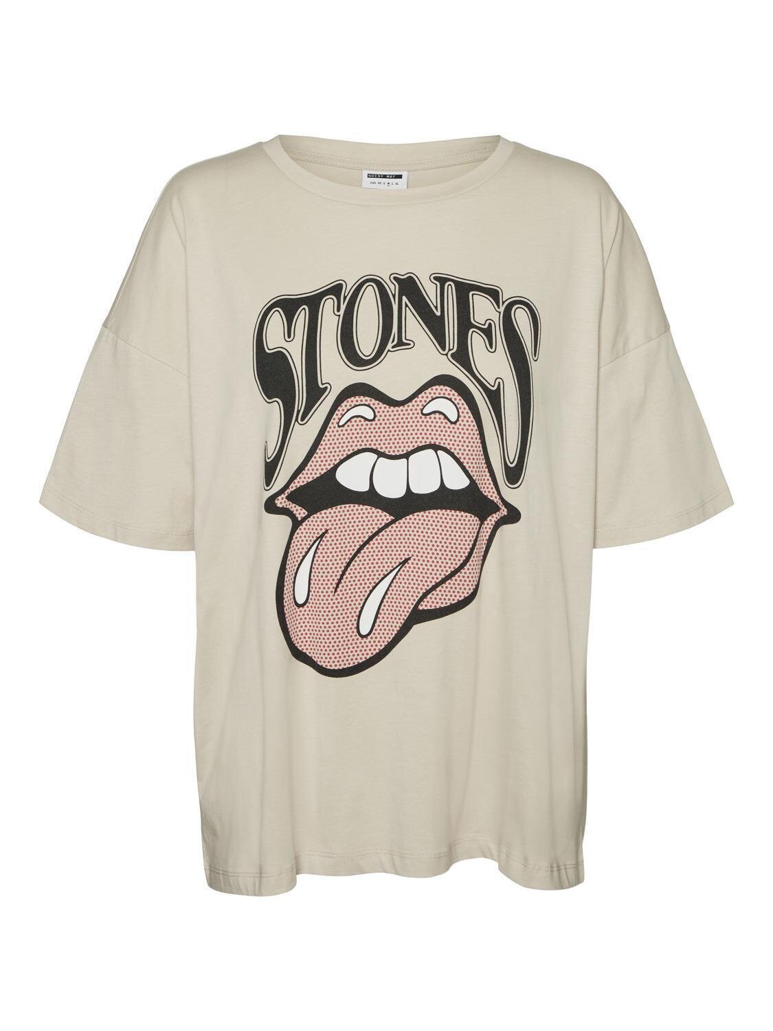 NMIDA S/S ROLLING STONE LICENSE T-SHIRT Chateau Gray-ROLLING STONES