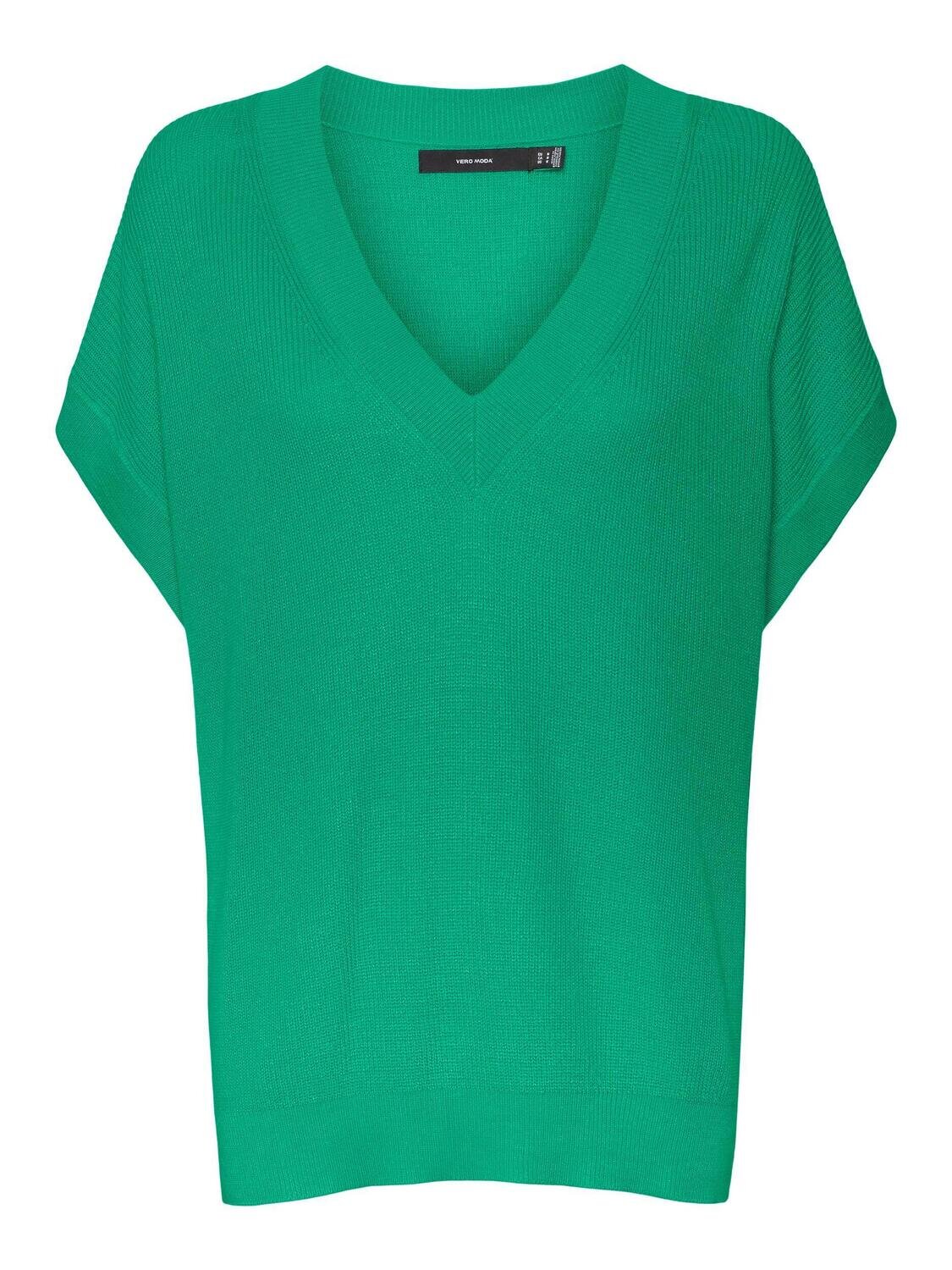 VMNEWLEXSUN SS V-NECK VEST GA Holly Green