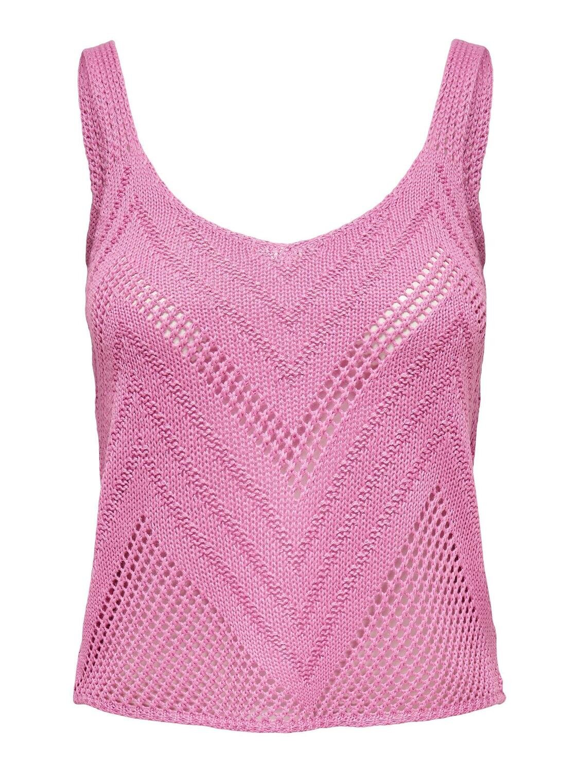 JDYSUN TANK TOP NOOS KNT Fuchsia Pink