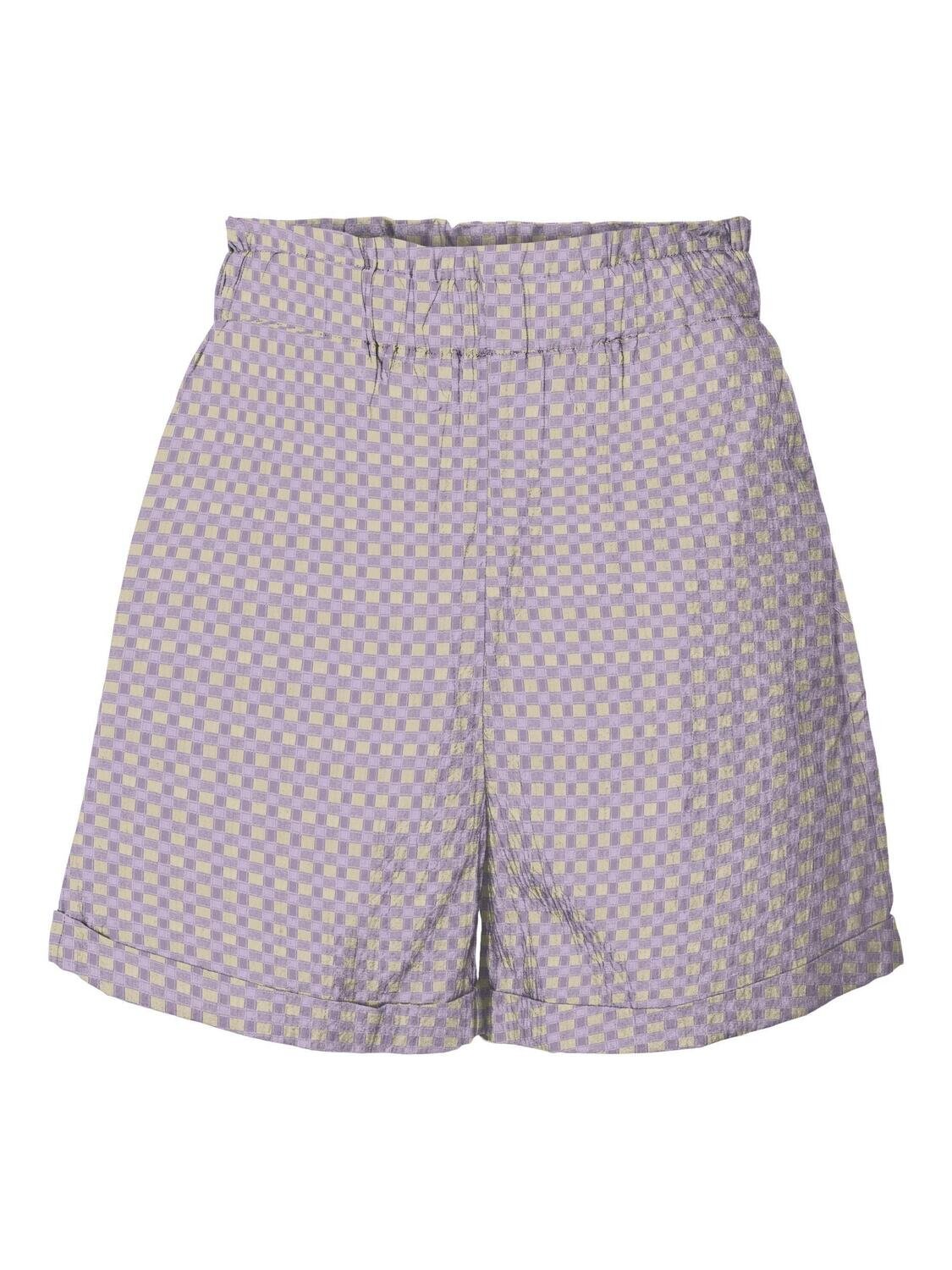 NMJONNA HW SHORTS KO
 Pastel Lilac-WHITE