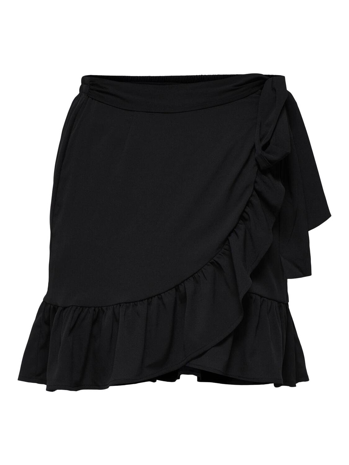 ONLOLIVIA WRAP SKIRT WVN NOOS Black