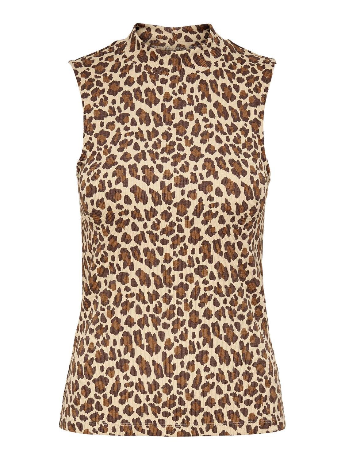 ONLFENJA S/L HIGHNECK RIB TOP CS JRS Humus-FENJA LEO