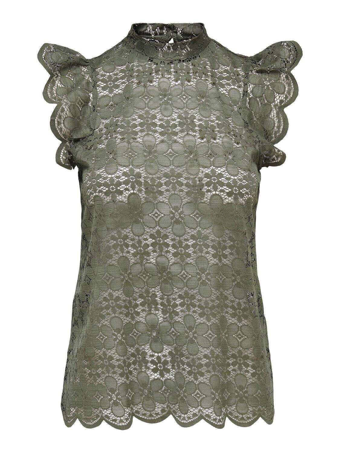 JDYBLOND S/L LACE TOP JRS NOOS Kalamata-DTM BUTTON