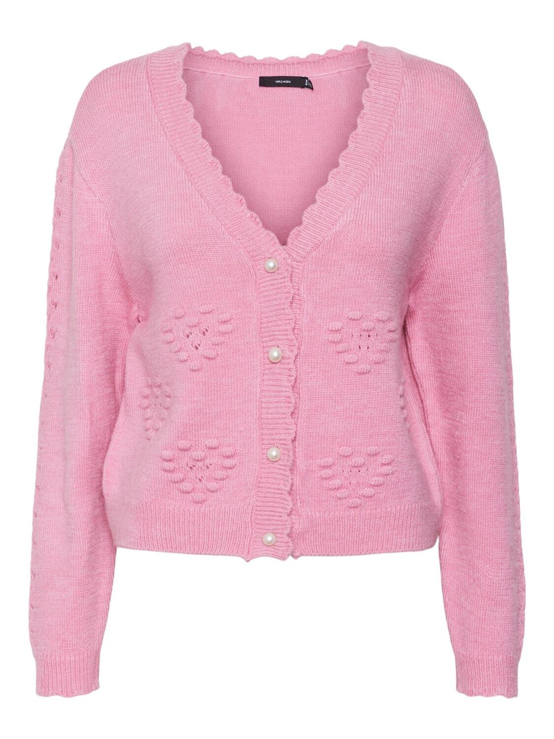 VMKAE D1 BUBLA LS CARDIGAN Rosebloom
