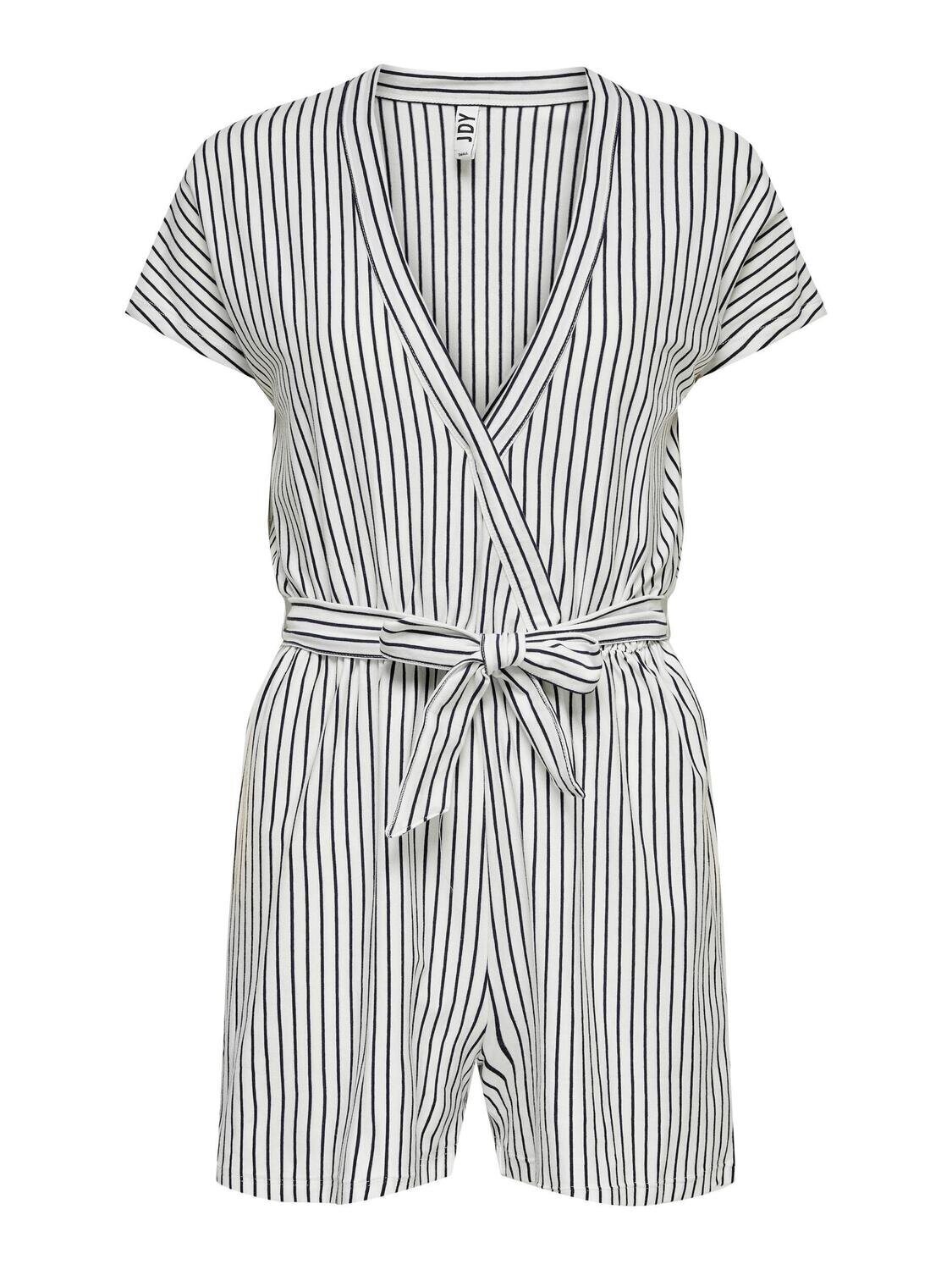 JDYPABLO S/S PLAYSUIT JRS Cloud Dancer-SKY CAPTAIN