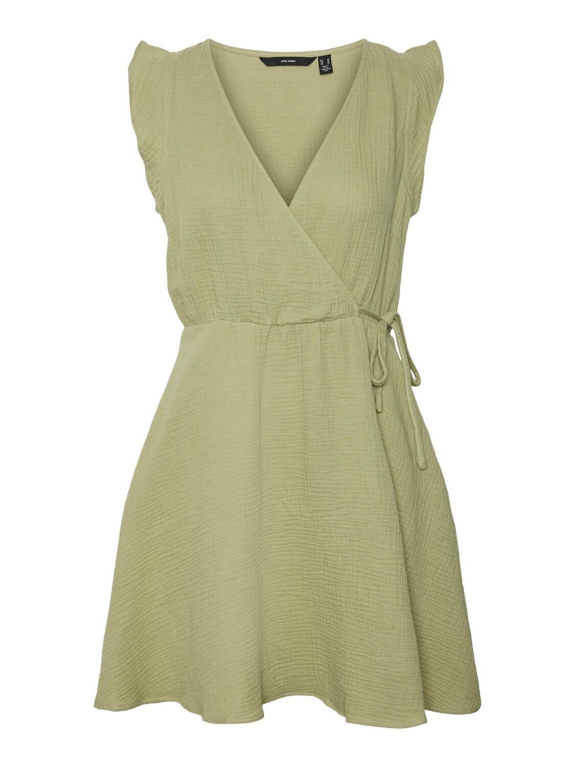 VMNATALI SL SHORT DRESS WVN Sage