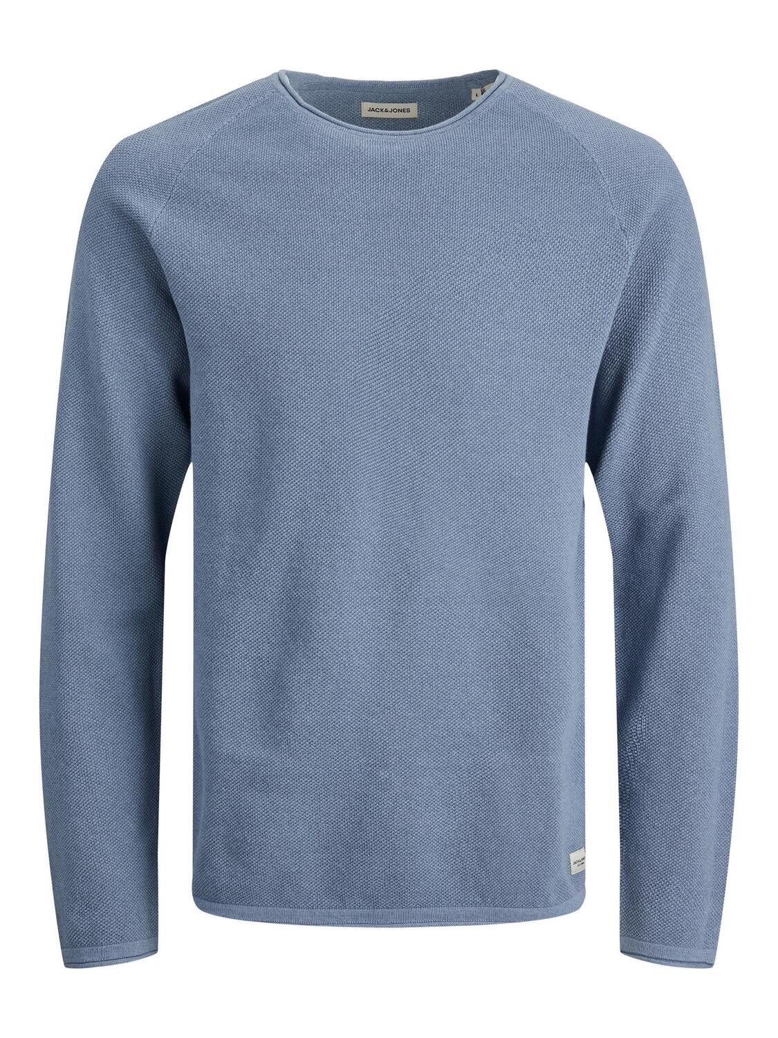 JJEHILL KNIT CREW NECK NOOS Flint Stone/Twist