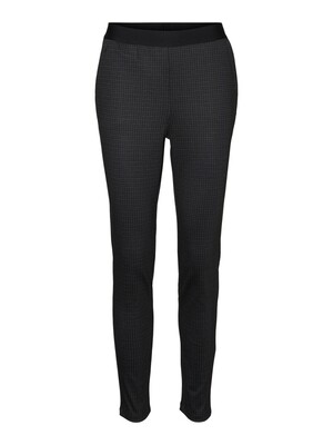 VMAIDY HR ELASTIC PRINT ANKLE LEGGINGS Black-Grey