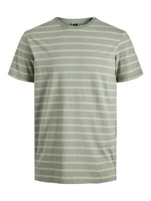 JCOTREK STRIPE TEE SS CREW NECK Loden Frost-RELAXED