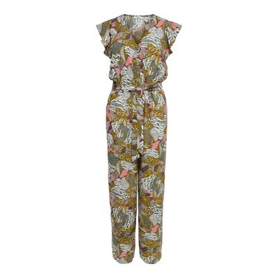 ONLBEARTRICE LIFE S/S JUMPSUIT WVN Terra Cotta/SURFER F