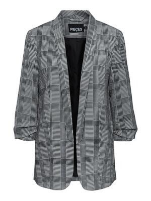 PCBOSS 3/4 PRINTED BLAZER NOOS Black/CHECK