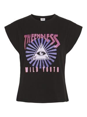 NMCAMILLE C/S TOP Black-ENDLESS