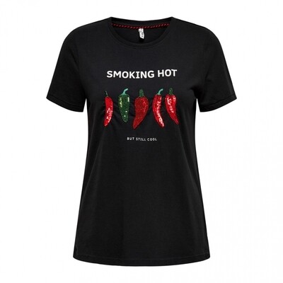 ONLMEXA LIFE REG S/S TOP BOX CO JRS Black/smoking hot