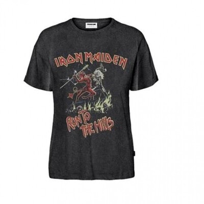 NMNATE BAND LICENSE S/S TSHIRT BG Black/IRON MAIDEN