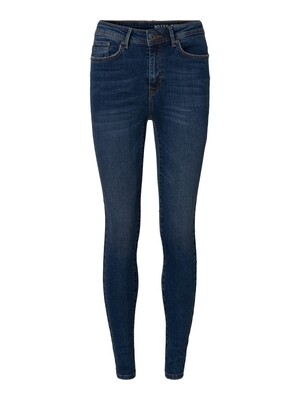 NMVICKY NW SKINNY JEANS BA054DB BG NOOS Dark Blue Denim