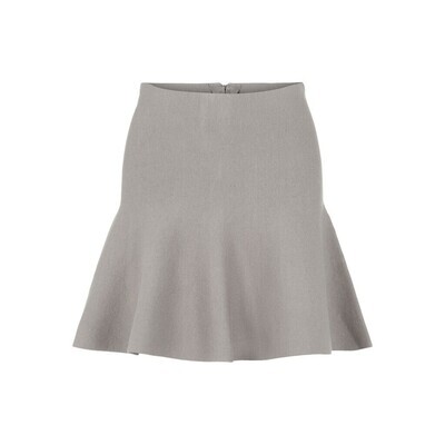 NMCIRUS HW SHORT KNIT SKIRT NOOS M GREY