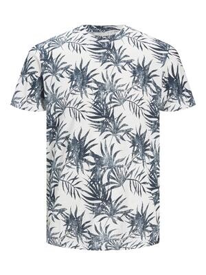 JORBLOOMER AOP TEE SS CREW NECK LN Cloud Dancer/STANDAR