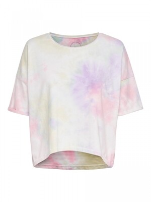 ONLZOEY LIFE TIE DYE DNM SS TEE QYT Yellow Pear/OPTION 1