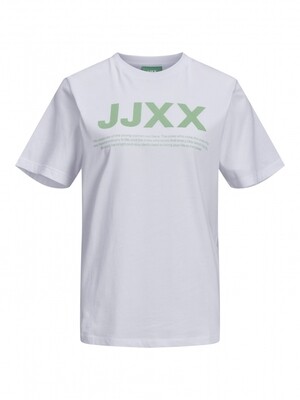 JXANNA SS REGULAR EVERY LOGO TEE NOOS Bright White/ABSINTH