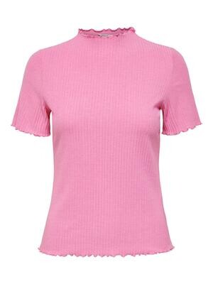 ONLEMMA S/S HIGHNECK TOP NOOS JRS Sachet Pink