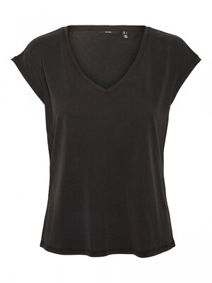 VMFILLI SS V-NECK TEE GA NOOS Black