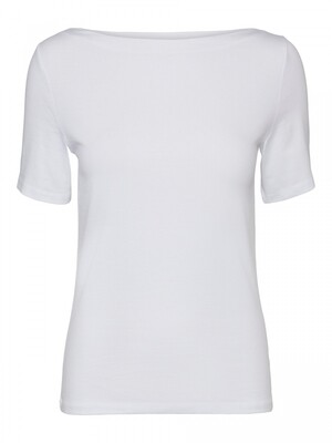 VMPANDA MODAL S/S TOP GA NOOS Bright White