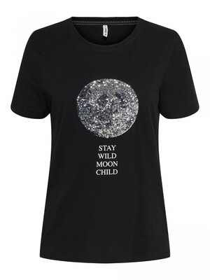 ONLKITA LIFE REG S/S MOON TOP BOX JRS Black
