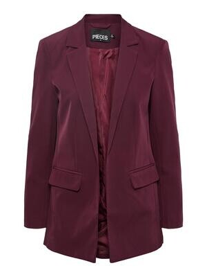 PCBOSSY LS LOOSE BLAZER NOOS Grape Wine