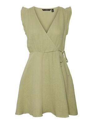 VMNATALI SL SHORT DRESS WVN Sage