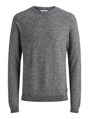 JJESTRUCTURE KNIT CREW NECK NOOS Jet Stream/twisted w