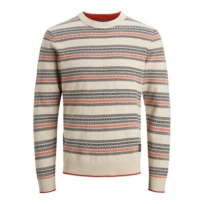 JOR MATTIE KNIT CREW NECK Peyote/KNIT FIT