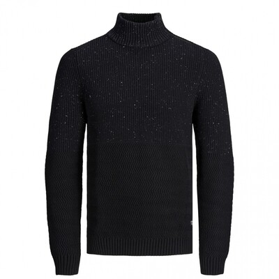 JCO PHIL KNIT SHAWL NECK Black// SLIM