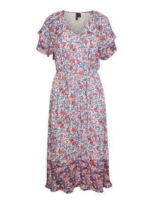 VMTORA S/S CALF DRESS WVN BTQ Pristine-TORA