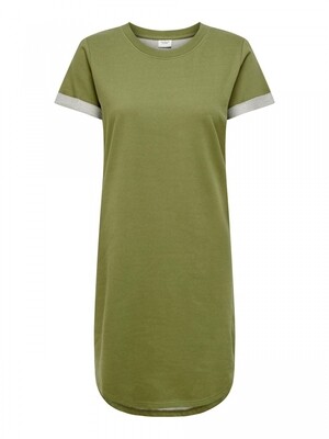 JDYIVY LIFE S/S DRESS JRS NOOS Martini Olive