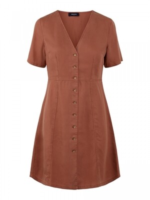 PCWHY SS LYOCELL DRESS-BI BC copper brown