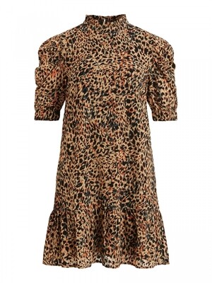 OBJELIZA 2/4 SHORT DRESS 113 DIV Honey Ginger/LEO