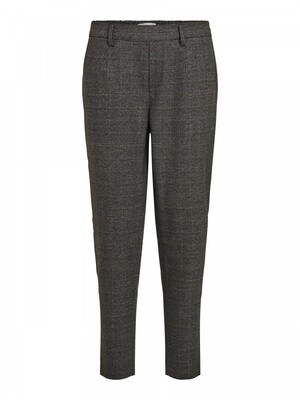 OBJLISA SLIM PANT AOP NOOS Black/CHIPMUNK/WHITE