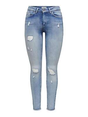 ONLBLUSH LIFE MID SK RW AK DT REA213NOOS Light Blue Denim