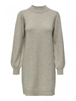 JDYRUE L/S HIGH NECK DRESS KNT NOOS Chateau Gray/MELANGE