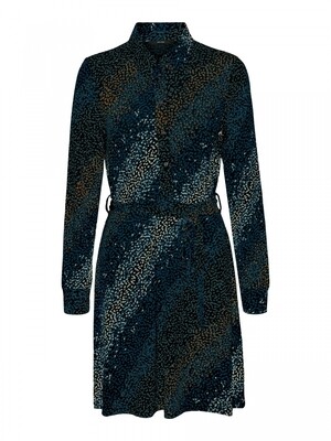 VMBIBI LS BLK SHIRT DRESS JRS Black