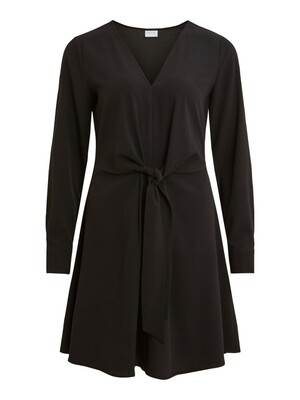 VIHAGRID L/S SHORT DRESS Black