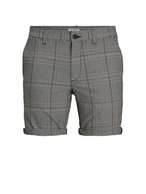 JPSTCONNOR JJSHORTS AKM SN Black-YELLOW CHECK