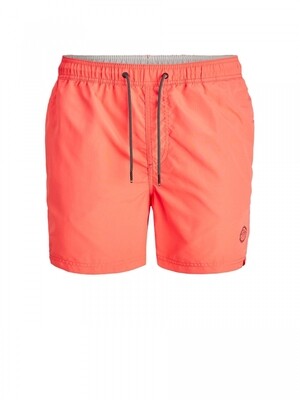 JJIBALI JJSWIMSHORTS AKM SOLID STS Hot Coral